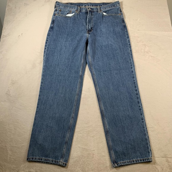 Levi's Other - Levis‎ 550 Jeans Mens 38x32 Blue Denim Relaxed Fit Tapered Leg 100% Cotton Pants